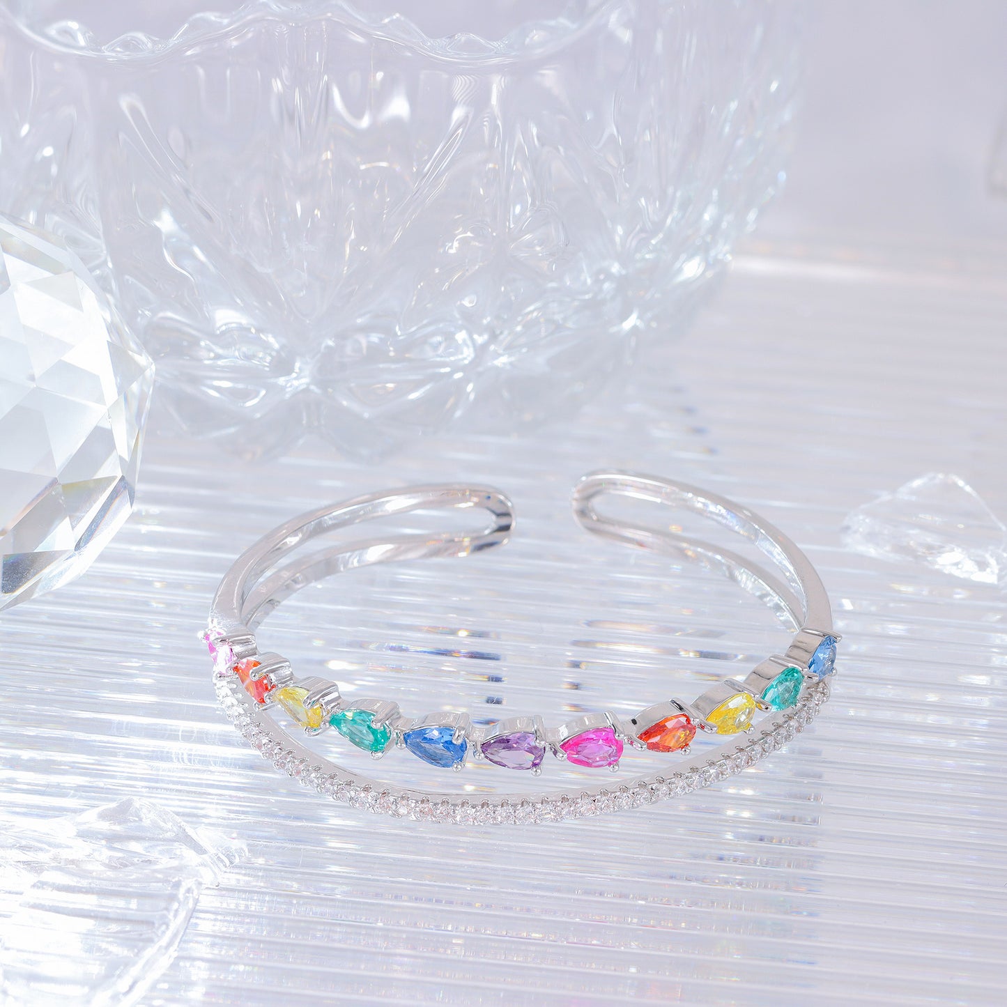 Pulseira bracelete coração mix cores   XYH100937