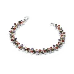 Pulseira Micro Flores Luxuosas  J307