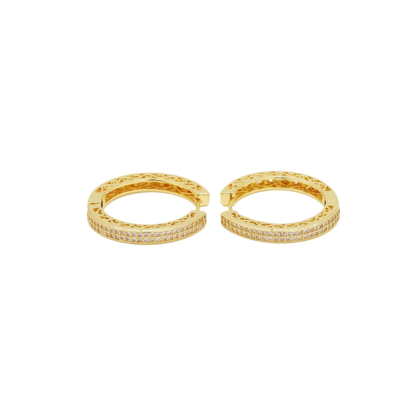 DESC- Argola Media XYE102292 earring