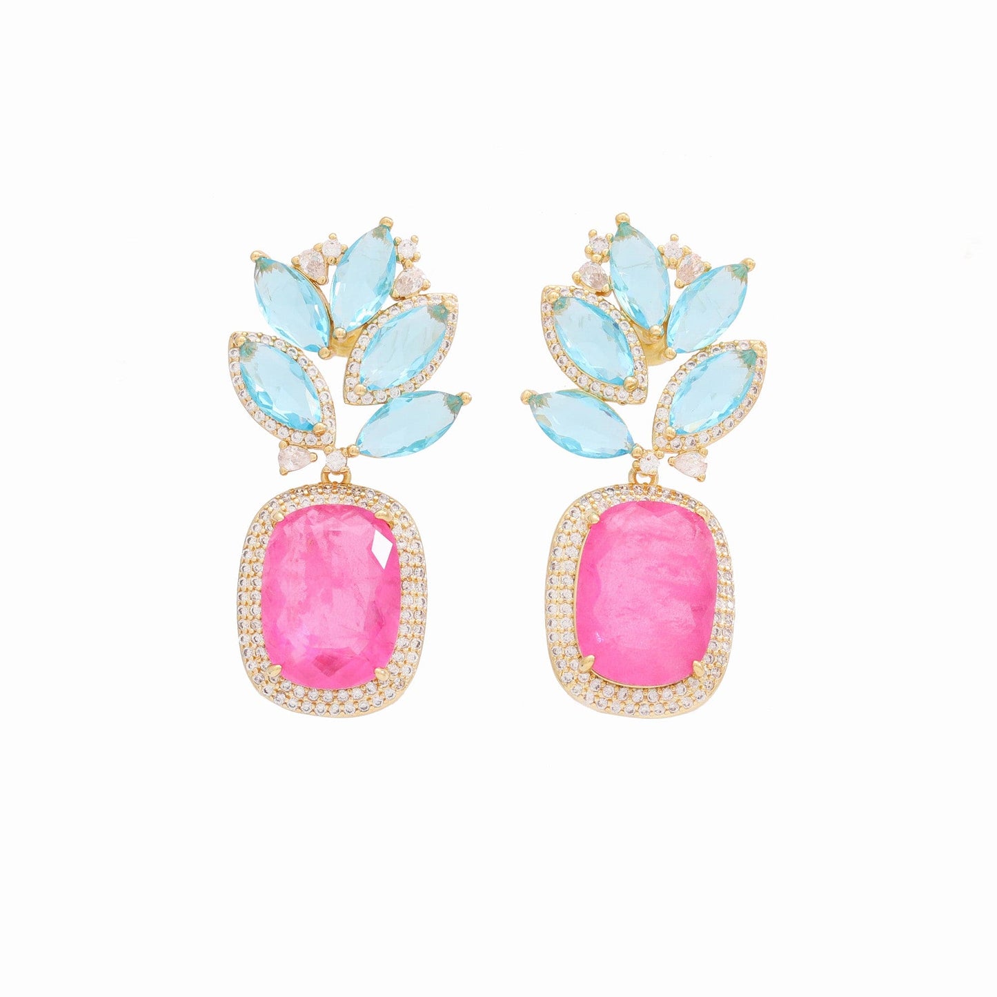 Brinco Fusion Oval Desejo  XYS101184 earrings