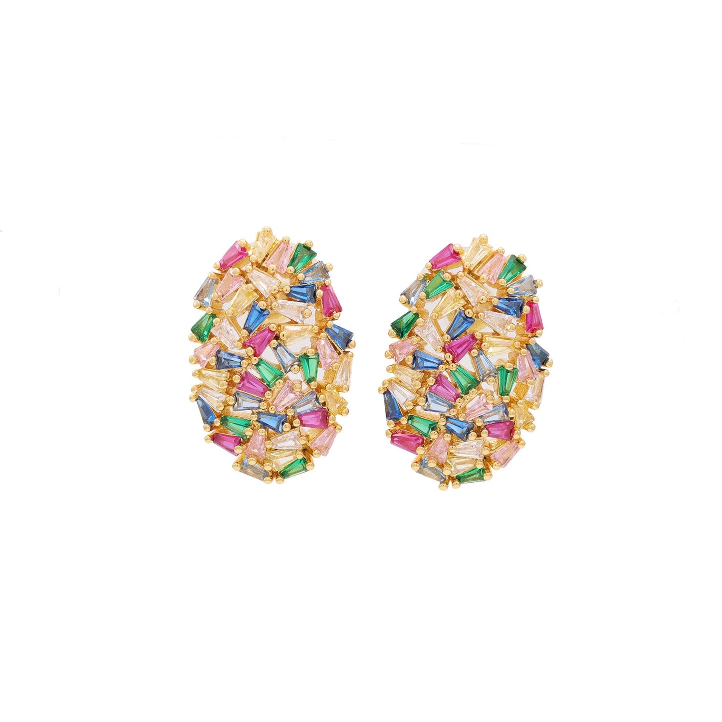 Brinco  Oval Colors XYE102346 earring