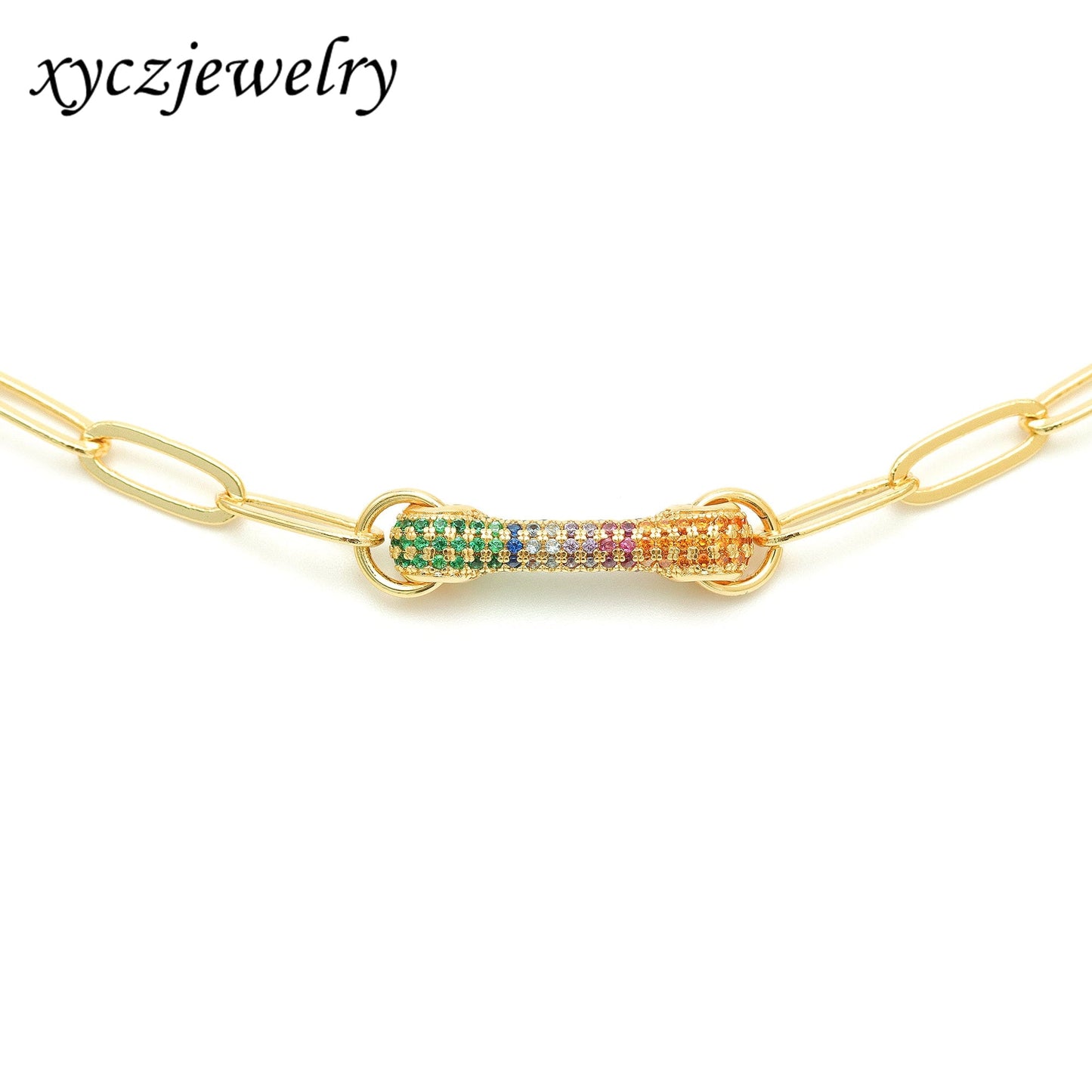 Colar Trava Colorida  XYN101081 necklace