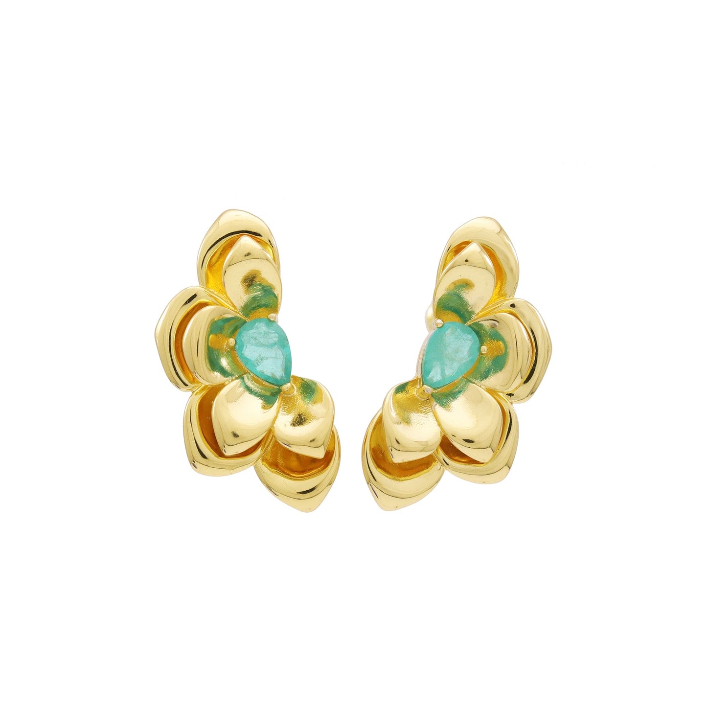 Brinco Fusion e Pétalas de  Flor XYE104606 earring