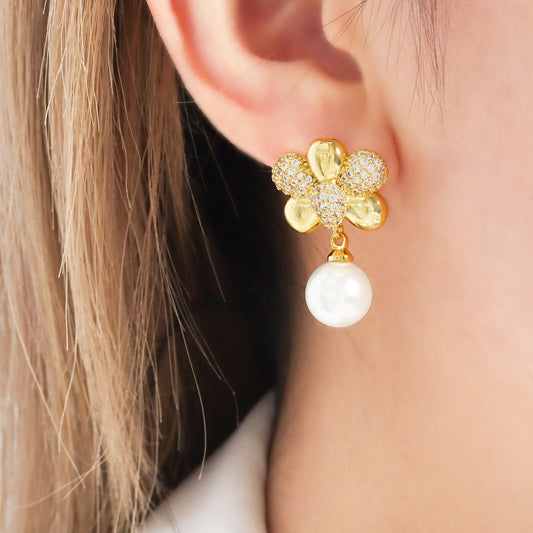 Brinco Pérola Charme XYE104570 earring