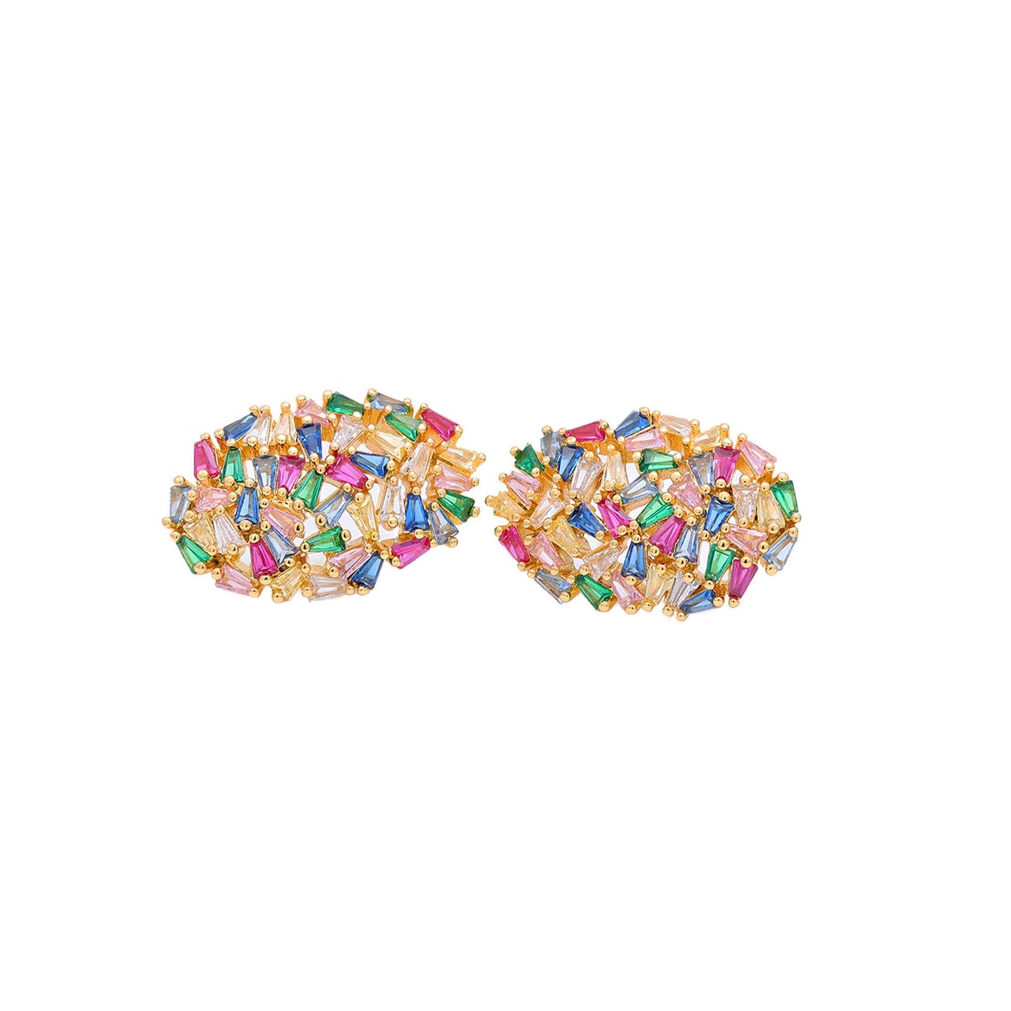 Brinco  Oval Colors XYE102346 earring