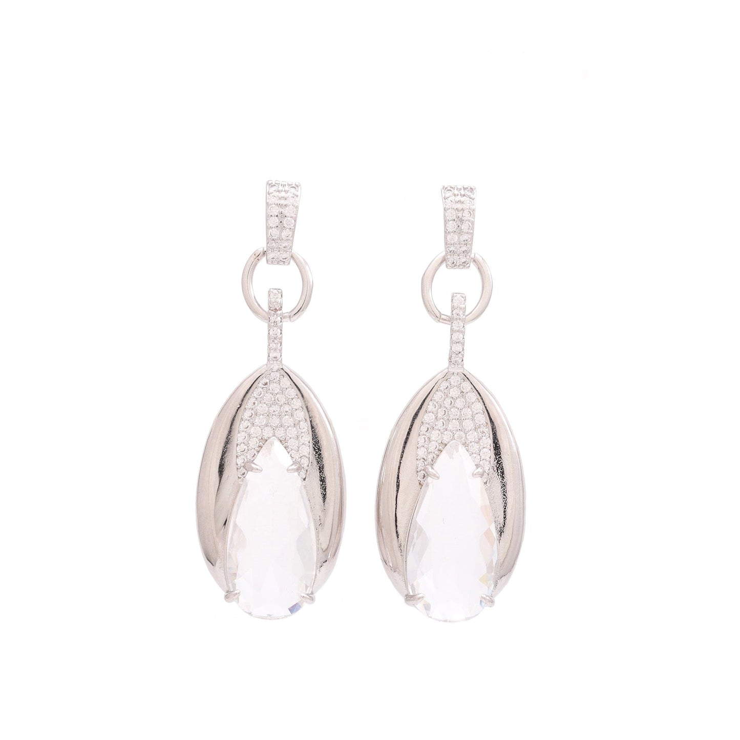 Brinco Gota Cristal XYE104614 earring