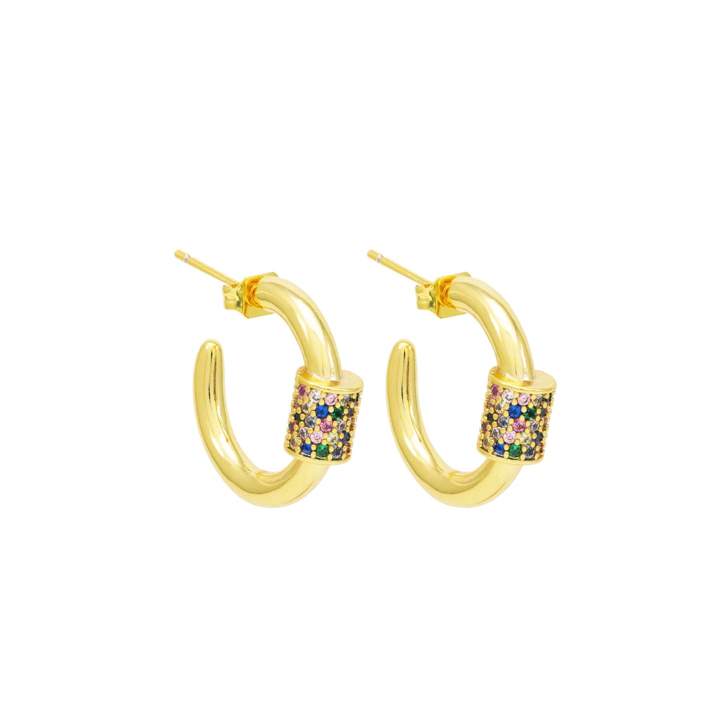 DESC-Meia Argola  Colors  XYE104586 earring