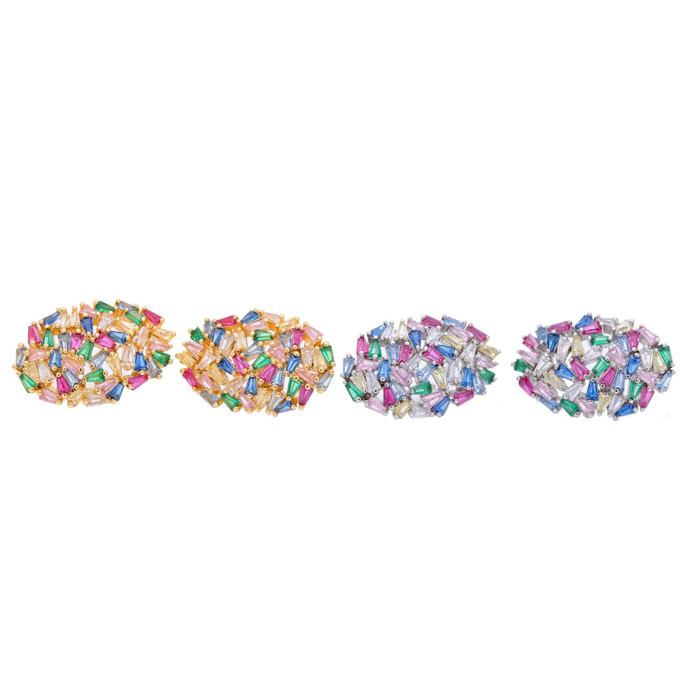 Brinco  Oval Colors XYE102346 earring