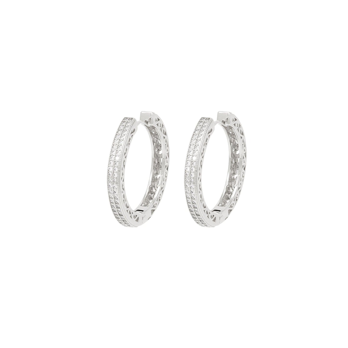 DESC- Argola Media XYE102292 earring