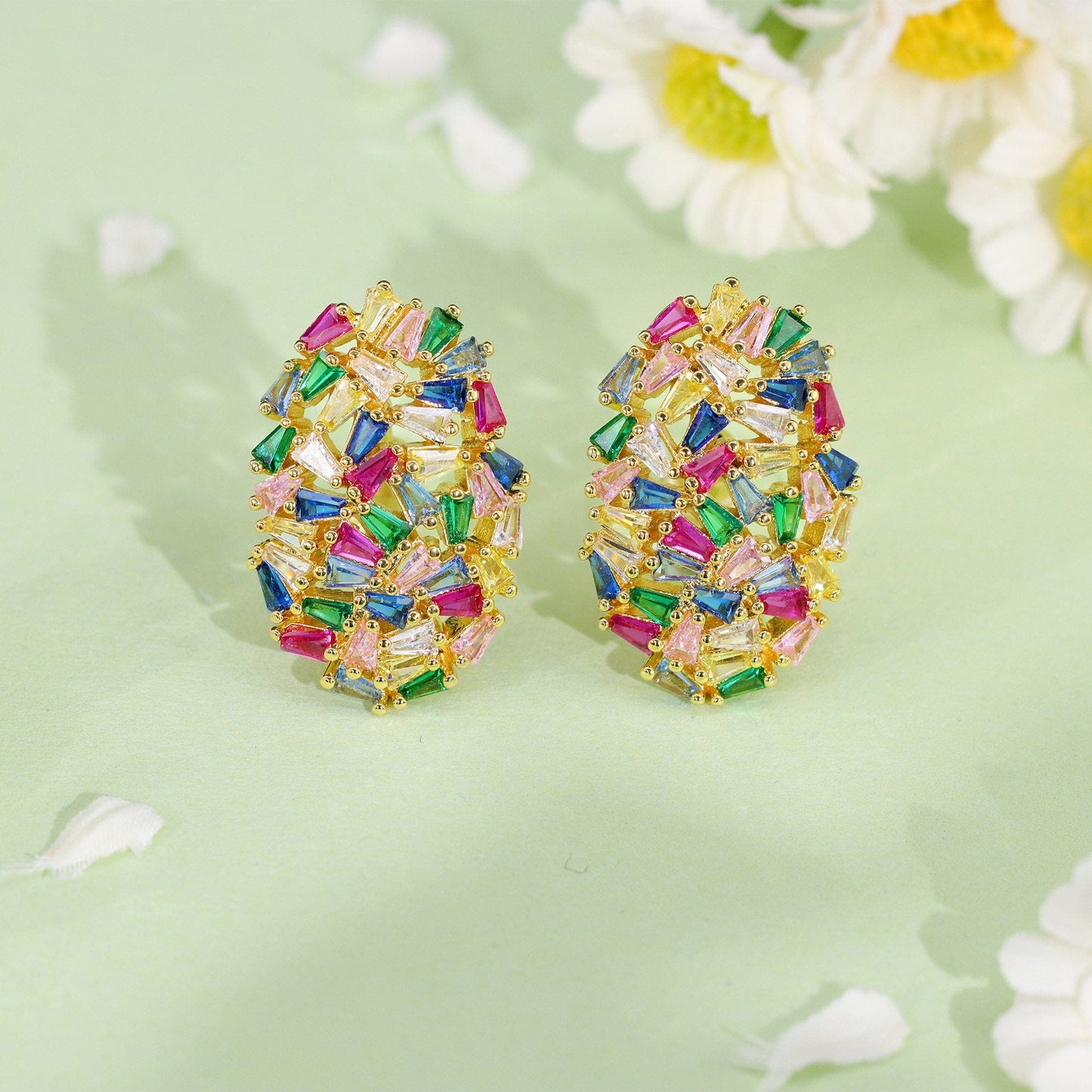 Brinco  Oval Colors XYE102346 earring