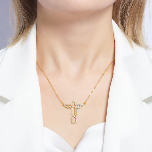 DESC-  Colar Cristo Redentor XYP101892 necklace