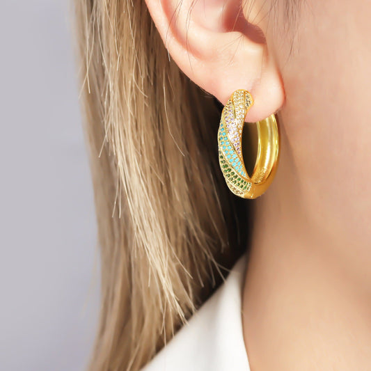 DESC-Argola Grande Colors XYE104596 EARRING