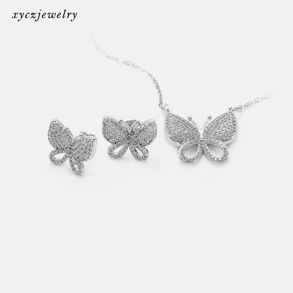 BRUTO-Colar com pingente Borboleta Premium XYS100965 吊坠+链条   VENDIDO SEPARADAMENTE necklace