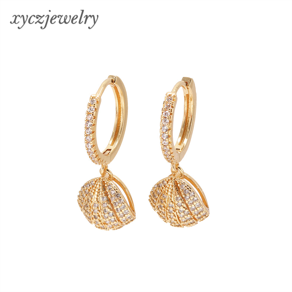 Brinco Argolinha Concha XYE103085 earrings