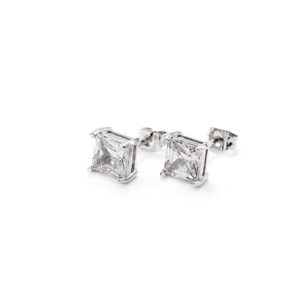 Brinco-Ponto de Luz Quadrado XYE101310 earring 3*3